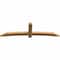 Ekena Millwork Bellingham Timber Gable Bracket, Western Red Cedar, 96"W x 28"H x 3 1/2"D x 5 1/2"F, 7/12 Pitch GBW096X28X0406BEL00SWR - alternate 4